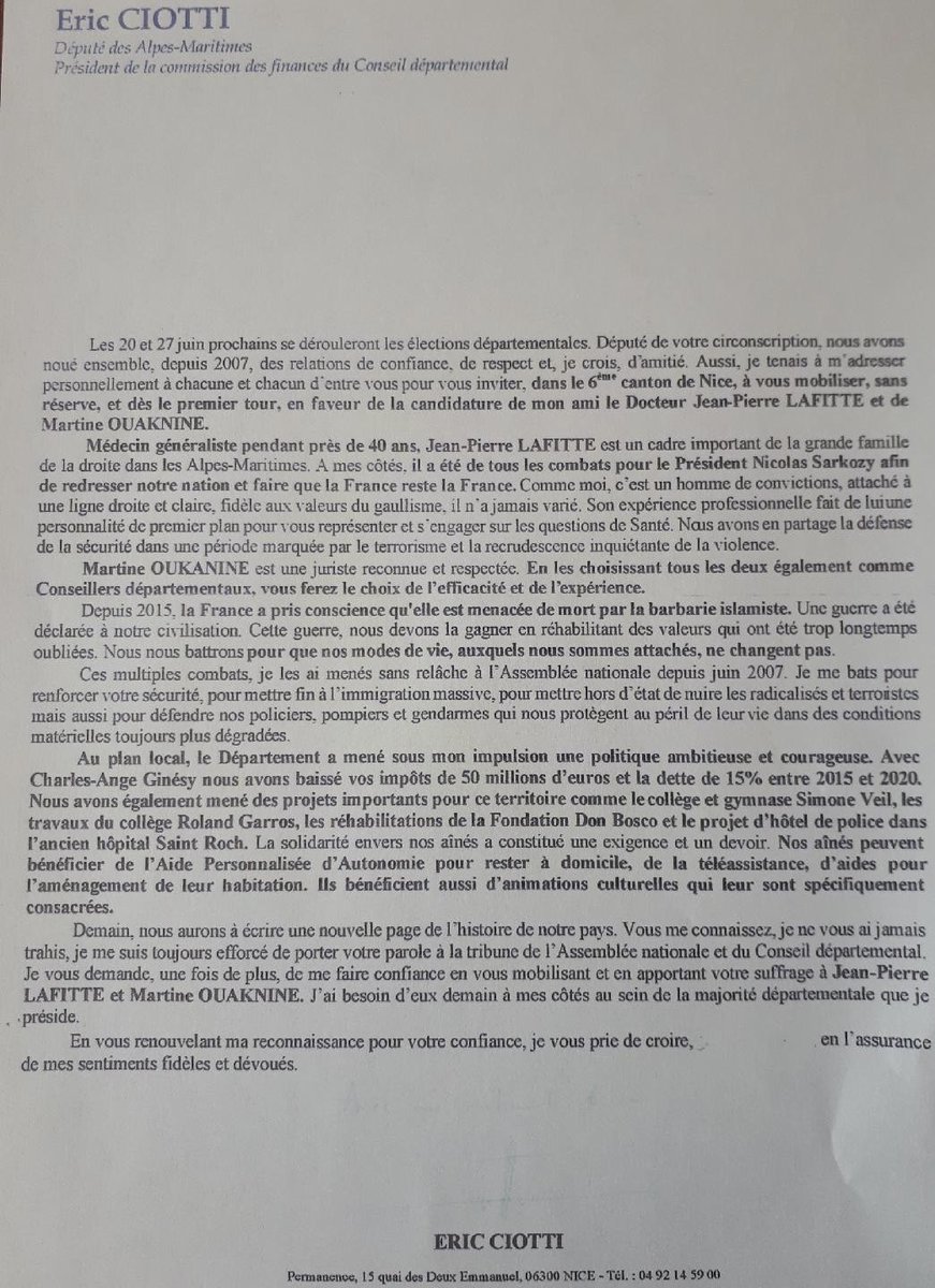 jbasti06's tweet photo. La propagande de la honte pour les #départementales2021.
À l'heure où nous avons besoin de projets structurants pour les collèges, la culture, les seniors, le numérique... @ECiotti se fait le porte parole de la haine et du RN ! Quel rapport avec l'élection ?
#StopCiotti https://t.co/j1Tw0ucSY8