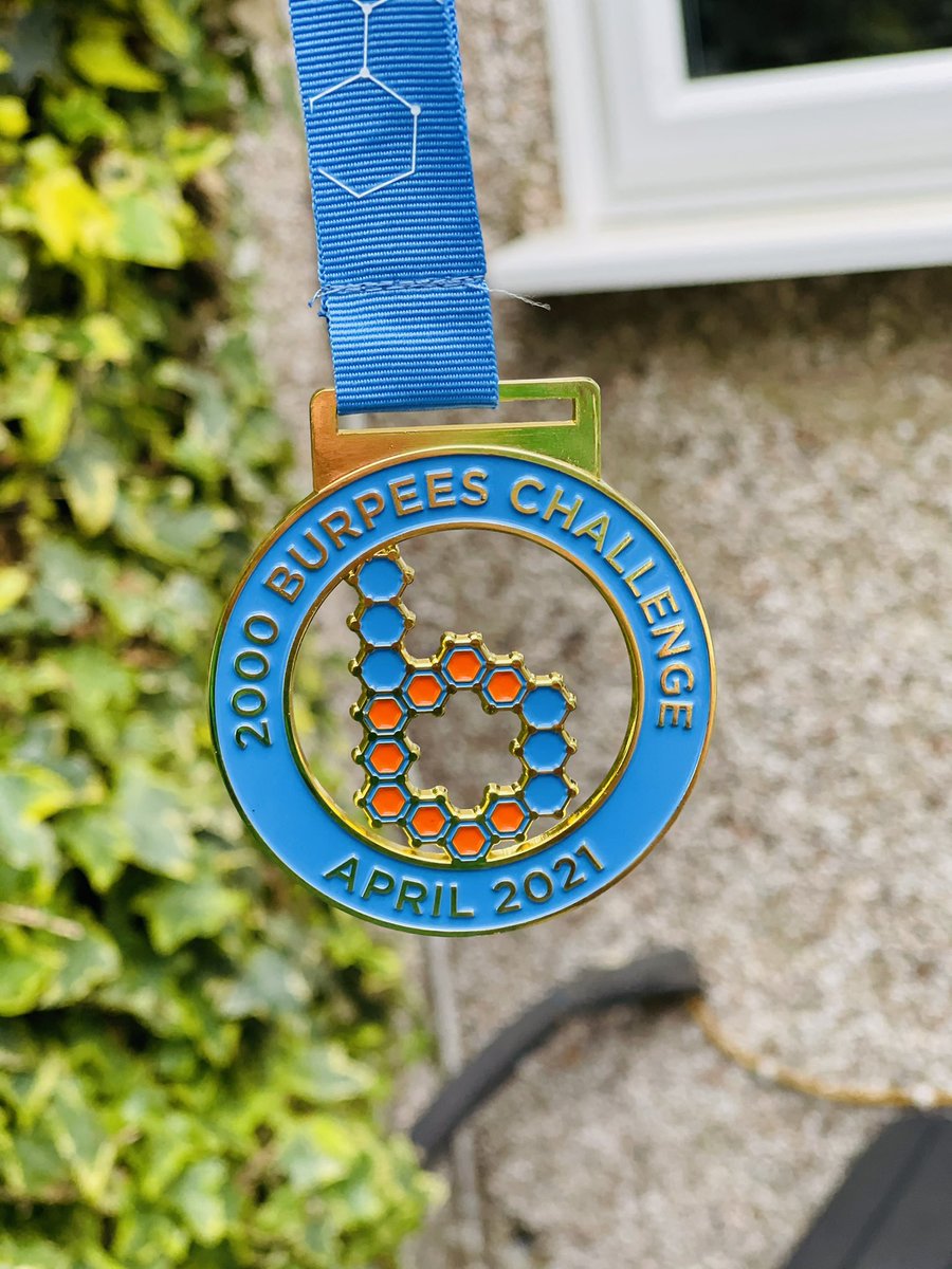 newmanmorgann's tweet photo. Look what came today...🏅 I am officially a burpee hero!! Big thanks to everyone who donated.
#2000burpeechallenge
@BCRT https://t.co/FeSwy0ODDo