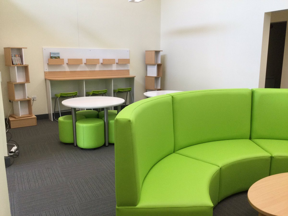 Library very nearly installed.... just some missing bookshelves to go 🤣 and we can finally move the books in and start using it! We just love it! 💚🌿📚 <a href="/HMC_School/">High Meadow Community School</a> <a href="/Garbett_HMCS/">Mrs Garbett</a> #TheBurrow #Library #HeartOfTheBuilding #LoveToRead