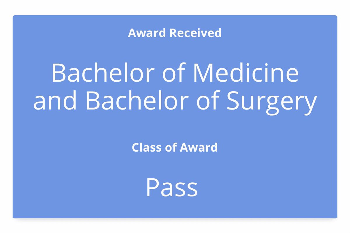 ✅ Medicine
Thank you <a href="/EdinUniMedicine/">Edinburgh Medical School</a> 
Next stop FY at <a href="/NHS_Lothian/">NHS Lothian</a>