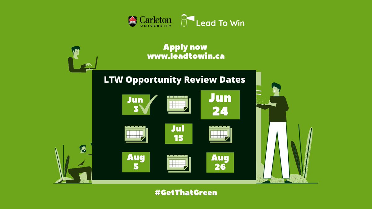 We are built to help new technology companies grow early and rapidly. The #OppReviews are an important part of that system.
@carleton_u #entrepreneurs, if you haven’t signed up yet, get on it. Find out more at leadtowin.ca

#GetThatGreen #LTW #Accelerator