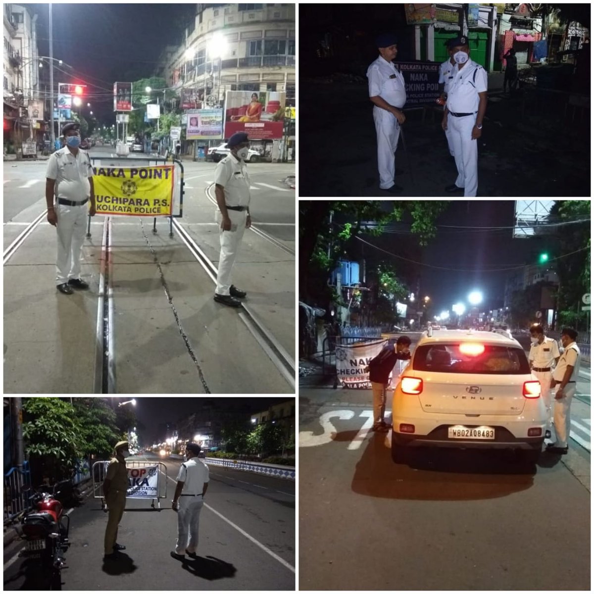 KPCentralDiv's tweet image. Naka Checking 
#Stay_Home
#Stay_Safe 

@KolkataPolice @CPKolkata