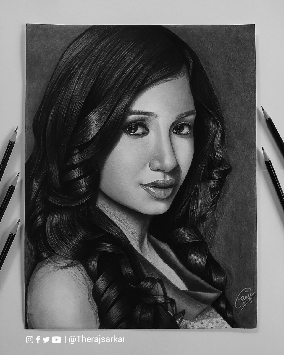 🎵 SHREYA GHOSHAL 🎵

Artist  <a href="/therajsarkar/">RAJ SARKAR | ART | ARTIST</a>  Follow 

Final Protrait Sketch of my all time favorite the <a href="/shreyaghoshal/">Shreya Ghoshal</a> ❤️

#therajsarkar #shreyaghoshal #art #artist #loveit #dailypost #dailyart #twitter #retwit  #fanart #sgfamily #SGians #TearmShreya #sgfc