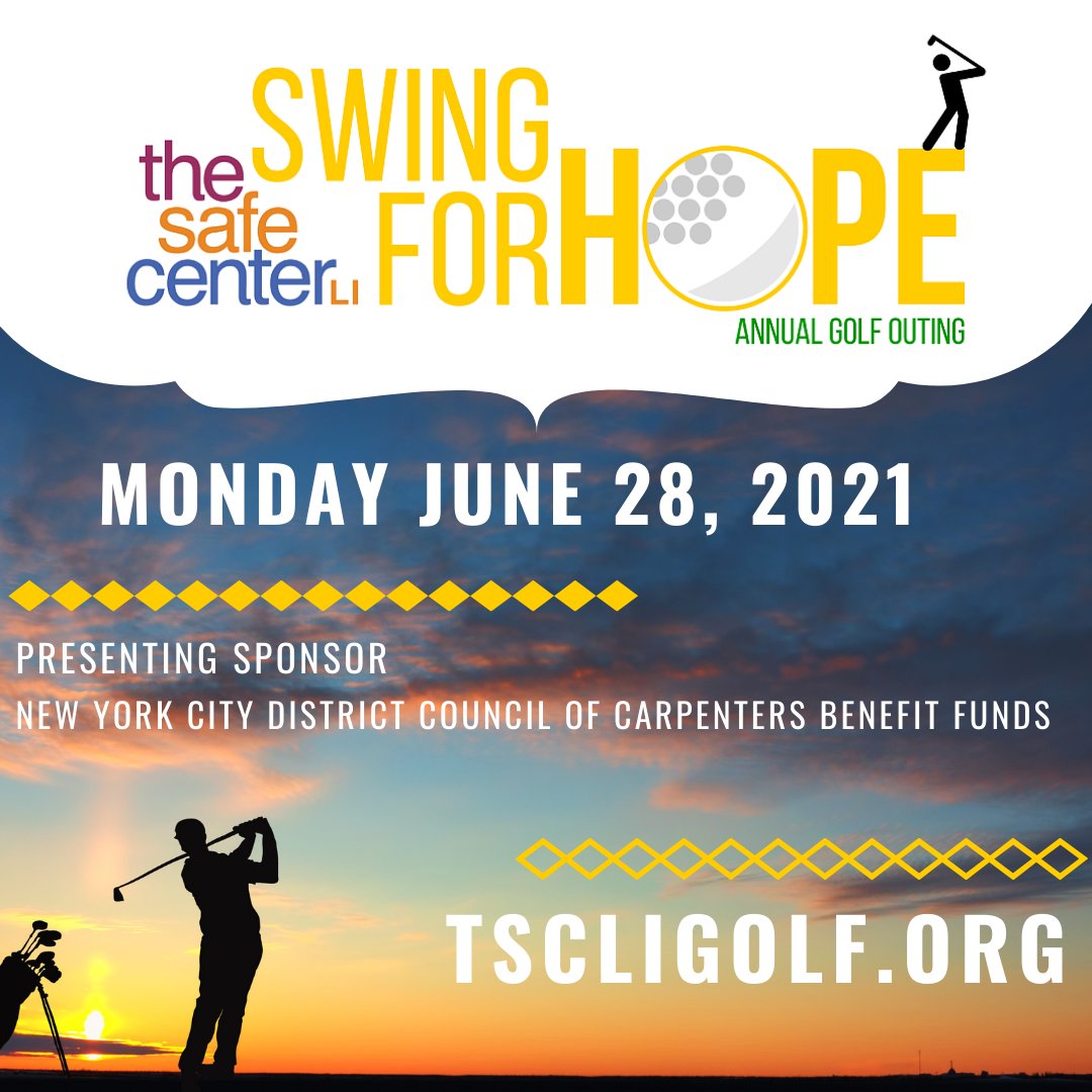 TSCLI's tweet image. There are still so many ways to support this years golf outing #SwingForHope ! Go to tscligolf.org to learn more. 

#golf #golfouting #golfer #golfing #fundraising #golfevent #event #nonprofit #support #dogood #philanthropy #hope #thesafecenter #charity