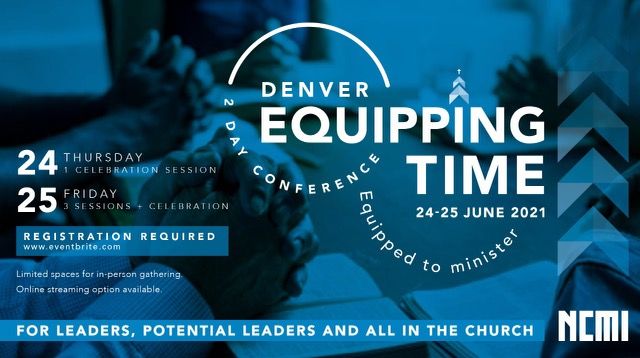 Remember to register today for the Denver Equipping Time June 24th-25th!  This will be a key time for every believer to be trained, equipped &amp; encouraged to live out our calling in Christ. 
eventbrite.ca/e/denver-equip…