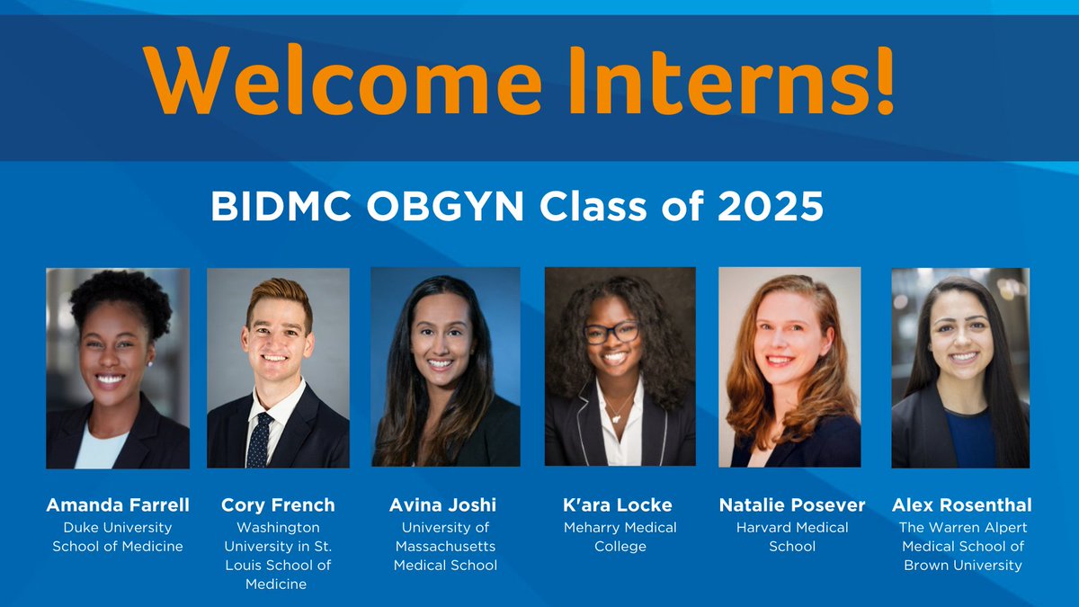 Today we welcome the <a href="/bidmcobgynrez/">BIDMC OBGYN Residency at Harvard Medical School</a> Class of 2025 to <a href="/BIDMChealth/">BIDMC</a>! We're so excited to meet you!