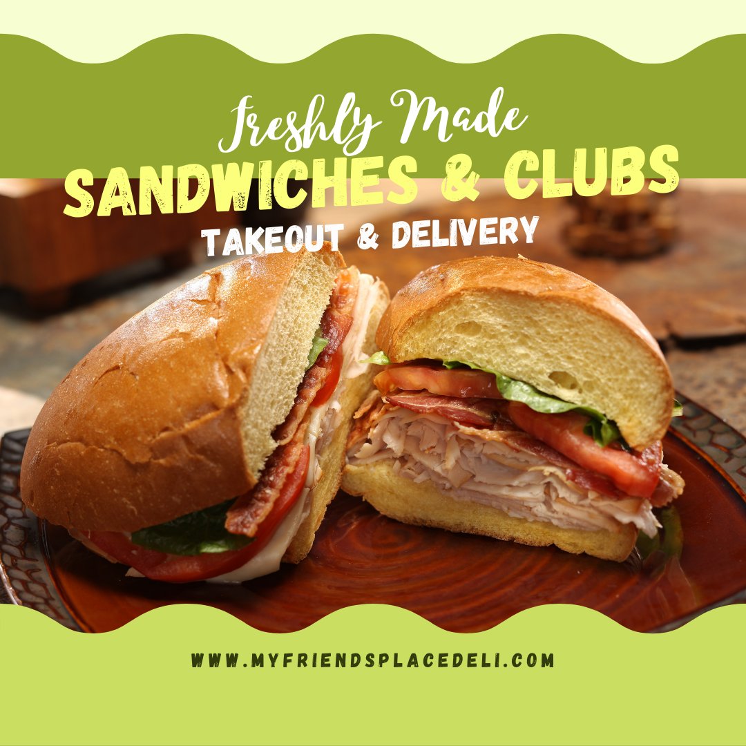 Fresh, simple and delicious! Available for takeout & delivery at My Friend's Place Deli 🥪
#mfpdeli #sandwichlover #atlantarestaurants #atlfood #smartfoodchoices #dailyfoodfeed #delicious #atlantafoodie #eatatlanta