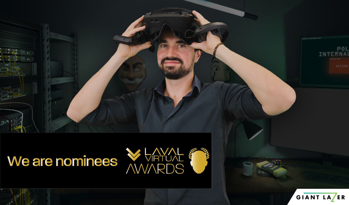 So excited our new production #CompanyUnHacked VR got #nominated for <a href="/lavalvirtual/">Laval Virtual</a> Awards in the VR/AR Education &amp; Learning Contents category 😍

Learn about #cybersecurity in a unique and engaging way. No more boring slides - time to go interactive! 

Keep your fingers crossed🤞