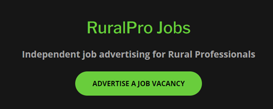 Really pleased to launch RuralPro Jobs - the independent job vacancy advertising service focused on Rural Professionals. Showcase your vacancy by including a video. Find out more at alicedesoer.co.uk/ruralpro-jobs
