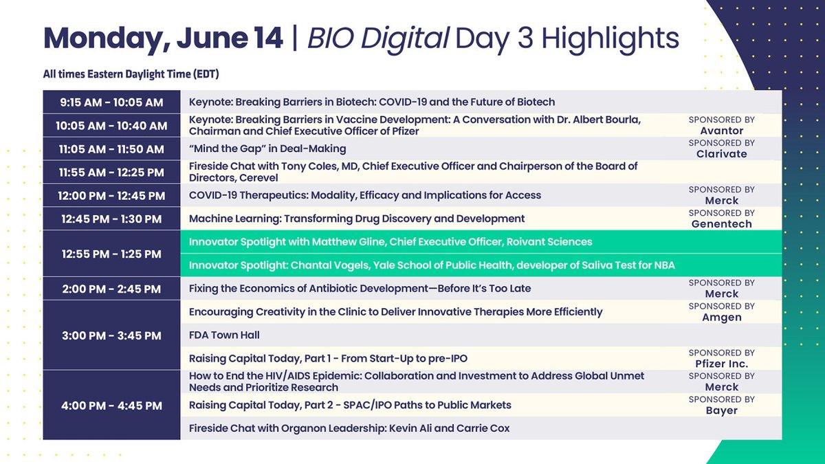 BIO Convention (@bioconvention) on Twitter photo Good morning and welcome to the first day of live education and <a href="/bio1x1/">BIO One-on-One Partnering</a> Partnering for #BIODigital 2021! What are you looking forward to most today? Good morning and welcome to the first day of live education and <a href="/bio1x1/">BIO One-on-One Partnering</a> Partnering for #BIODigital 2021! What are you looking forward to most today?