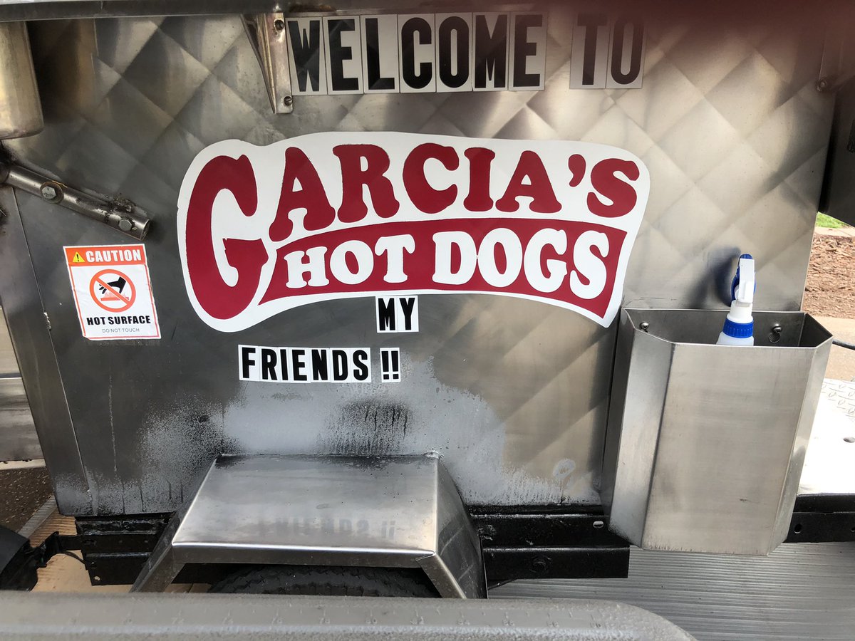 Mr. Garcia pointed out that I hadn’t stopped by in a while, but I’ll be sure to be back soon and you should too! Awesome dogs at <a href="/GarciasHotDogs1/">Garcia's Hot Dogs</a> at 16th &amp; Emerson in #Indy. Mine was a chili cheese dog with fresh pico!