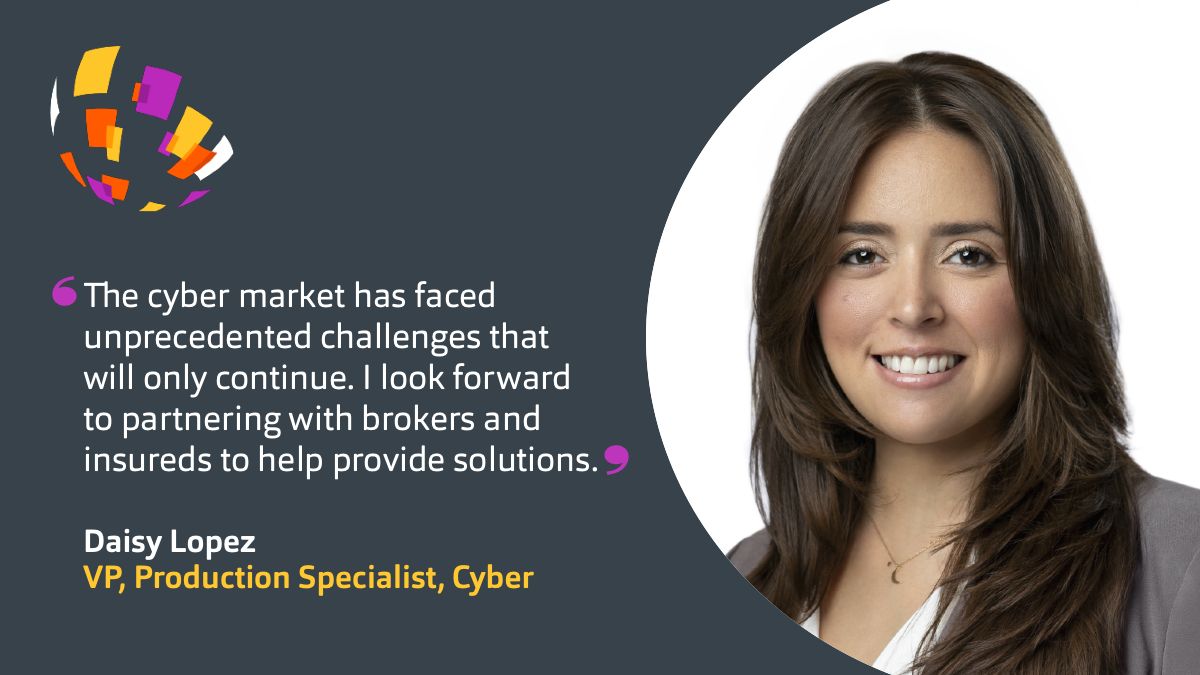 Mosaic1609's tweet photo. Delighted to announce New York-based #cyber liability specialist Daisy Lopez joins Mosaic today as we build out our US team in this critical sphere #cybersecurity #insurance #ransomware https://t.co/7XfXzmdrNB