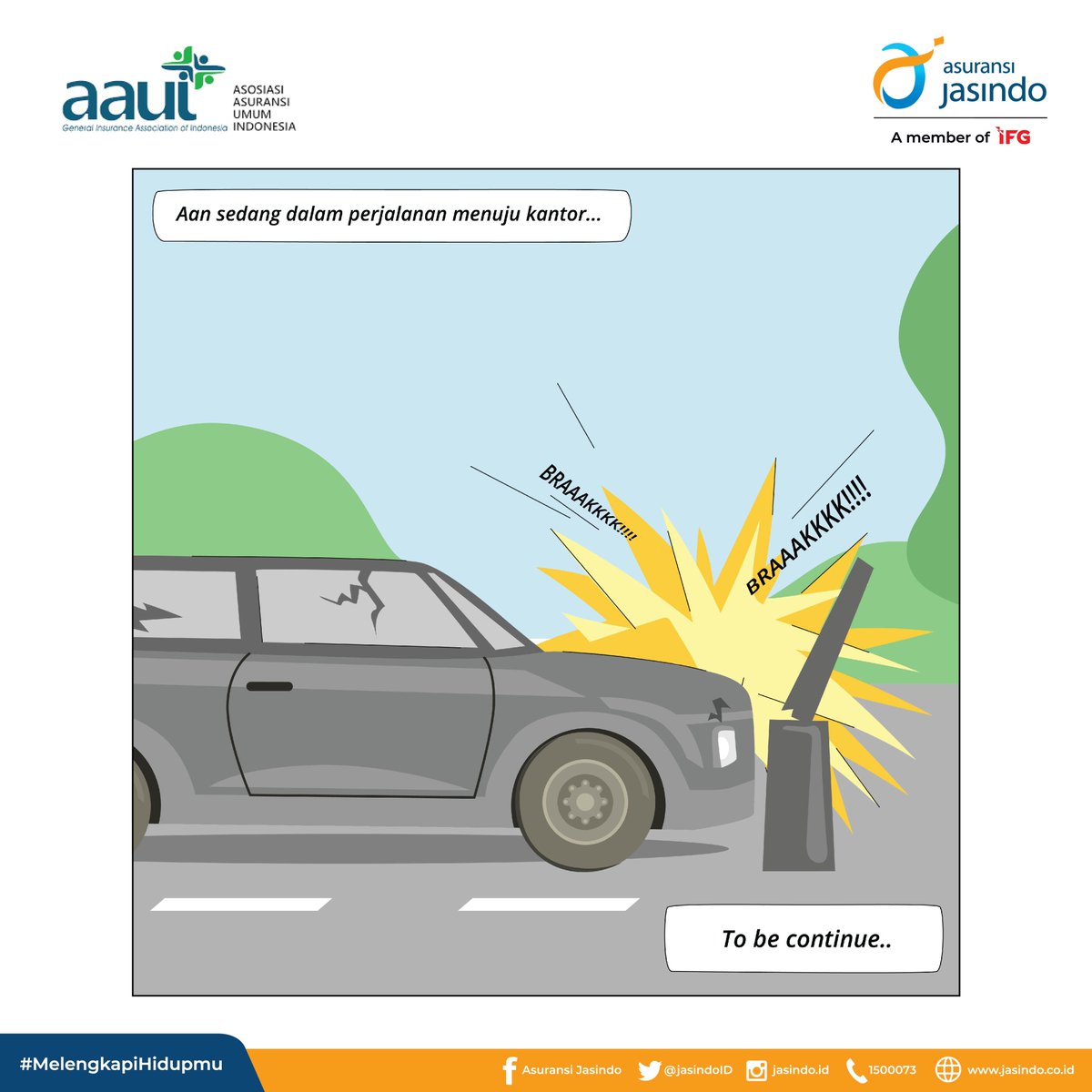 JasindoID's tweet image. Karena adanya PPnBM, Aan membeli mobil pertamanya. Tapi dia tau gak ya pentingnya melindungi mobilnya dari risiko yang ada seperti kebanjiran dan kecelakaan, apalagi ini mobil pertamanya.

Yuk ikuti ceritanya Aan dan mobil pertamanya.

#AsuransiJasindo
#KomikAsuransi
#AAUI