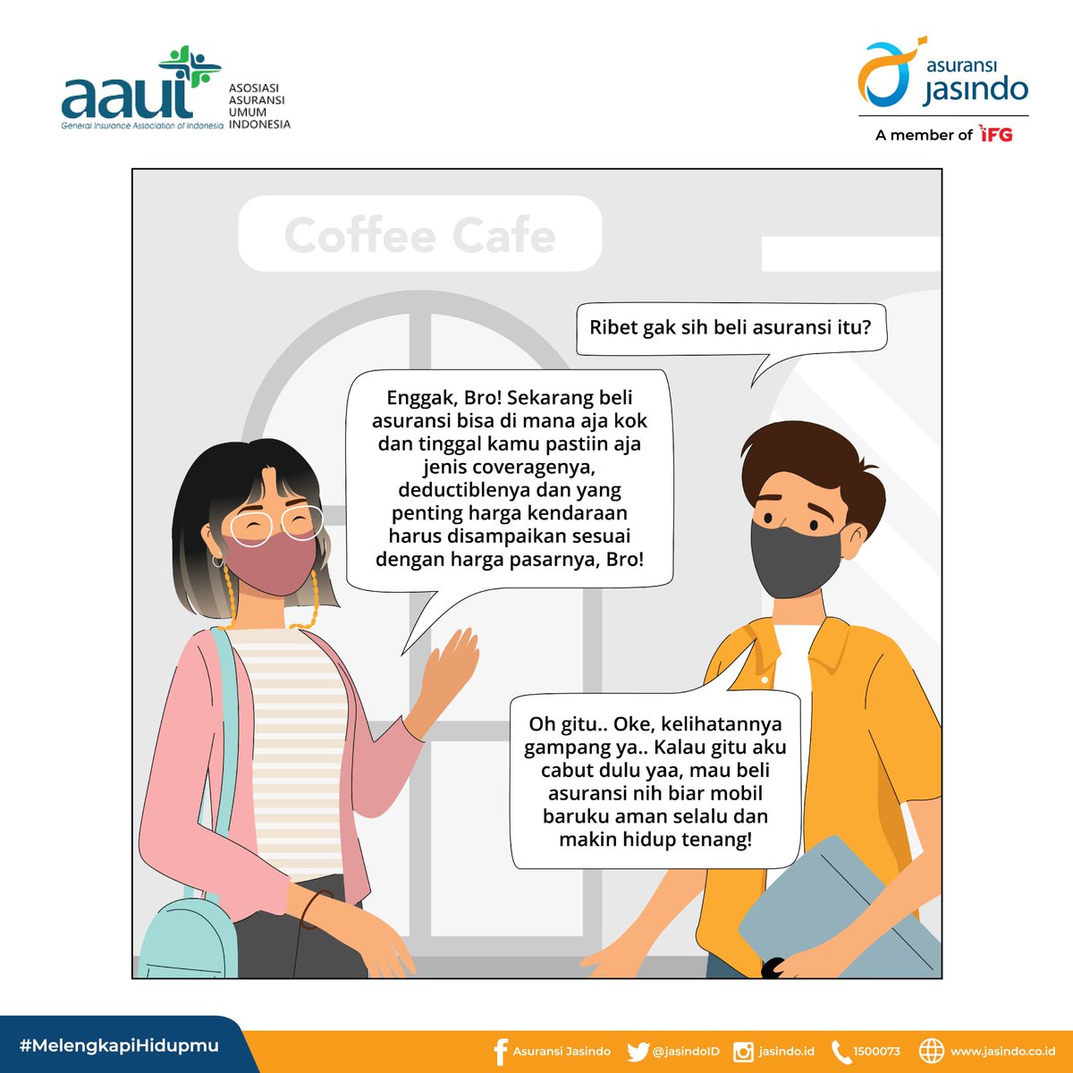 JasindoID's tweet image. Karena adanya PPnBM, Aan membeli mobil pertamanya. Tapi dia tau gak ya pentingnya melindungi mobilnya dari risiko yang ada seperti kebanjiran dan kecelakaan, apalagi ini mobil pertamanya.

Yuk ikuti ceritanya Aan dan mobil pertamanya.

#AsuransiJasindo
#KomikAsuransi
#AAUI