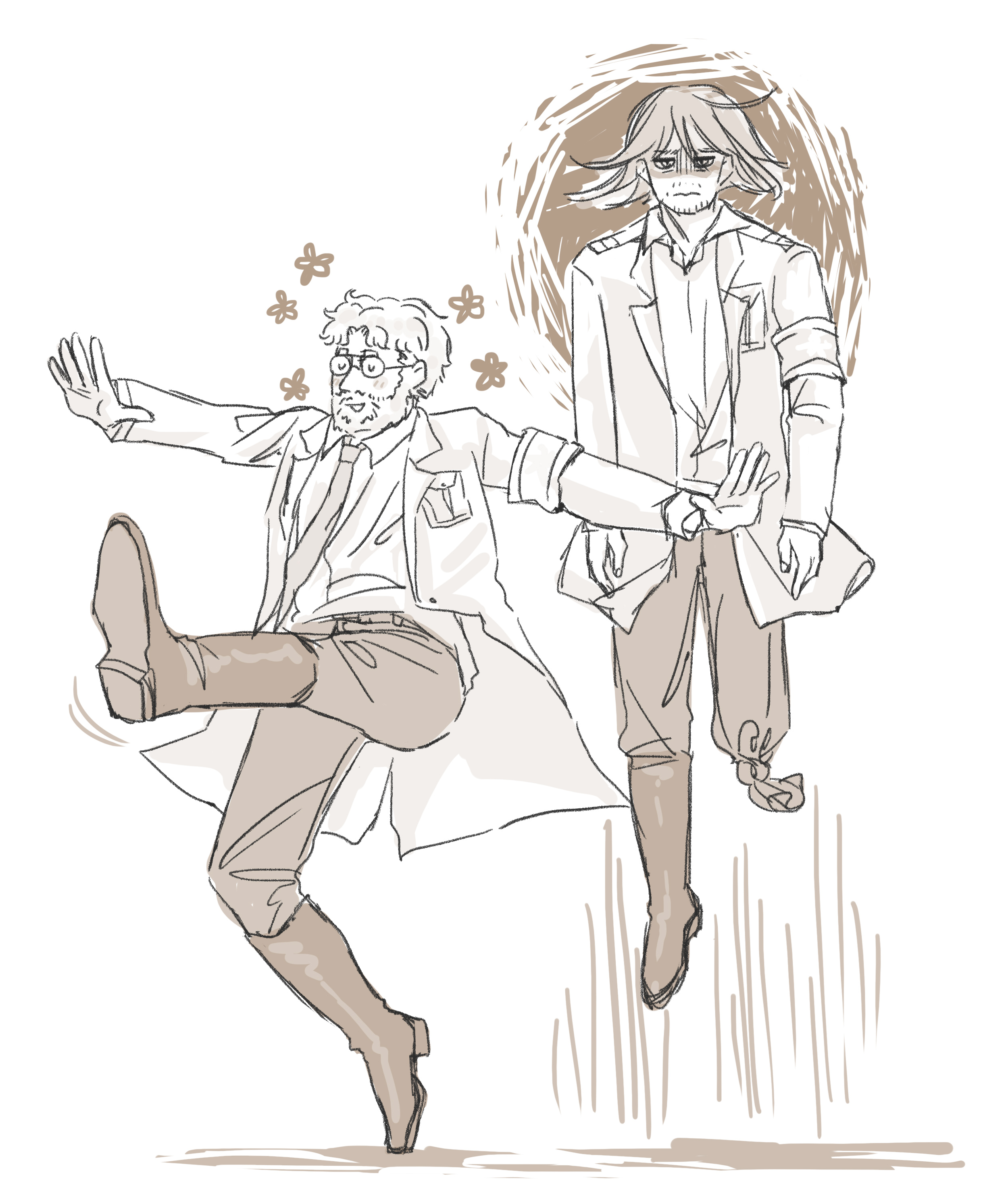 Lyn Yeager Brothers Dance Vibe Zekeyeager ジーク エレン Eren Erenyeager Aot Attackontitan Rkgk 落書き イラスト T Co F1aowikn1i Twitter