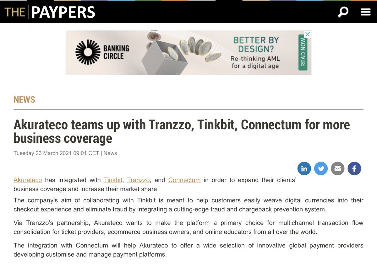 ianbeckett's tweet photo. @ebit4u You may find this interesting : #Connectum Ltd, #Tranzzo (#Fondy Ltd’s Jan Klochko), #Tinkbit (you’ll Know from #Praxis &amp; Blacklisted FX ops), Akurateco (UKR white label payment platform) https://t.co/t8lDaskFob
