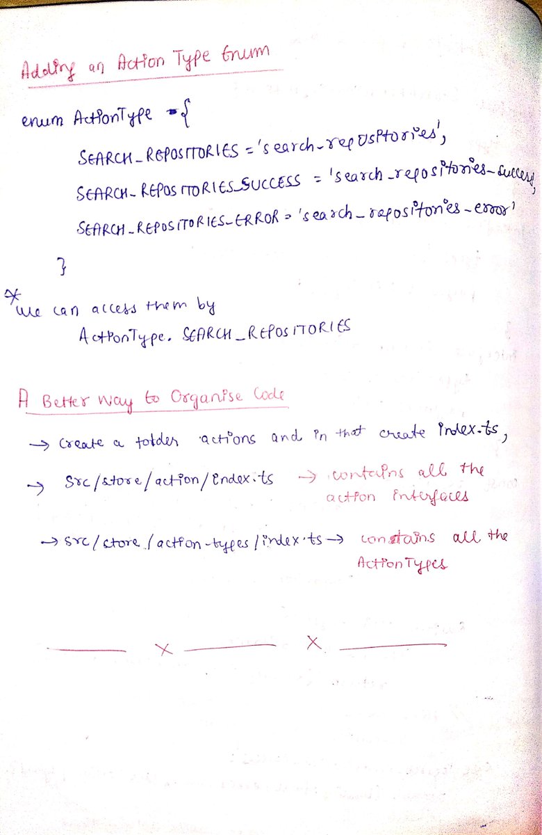 thesavvycoder's tweet image. Finished with #Day13 of #30DaysOfTypeScript Challenge.
Today I got started with using #TypeScript with #redux 🚀🚀
#30daysofcode
Notes below 👇👇