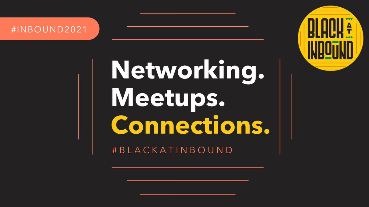 What was once an in-person meet-up, created by our customer Devyn Bellamy to connect Black professionals <a href="/INBOUND/">INBOUND</a>, is now a year-round global community to amplify Black professionals. 

Join Black@INBOUND: bit.ly/BlackAtINBOUND…