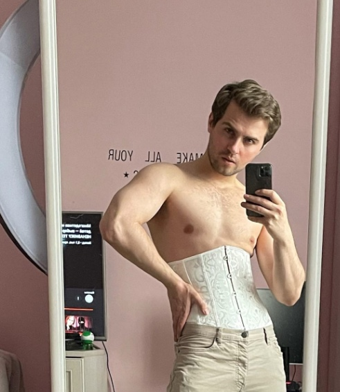 GRAYSONFIN on X: Men in corsets? Yeah or nah?