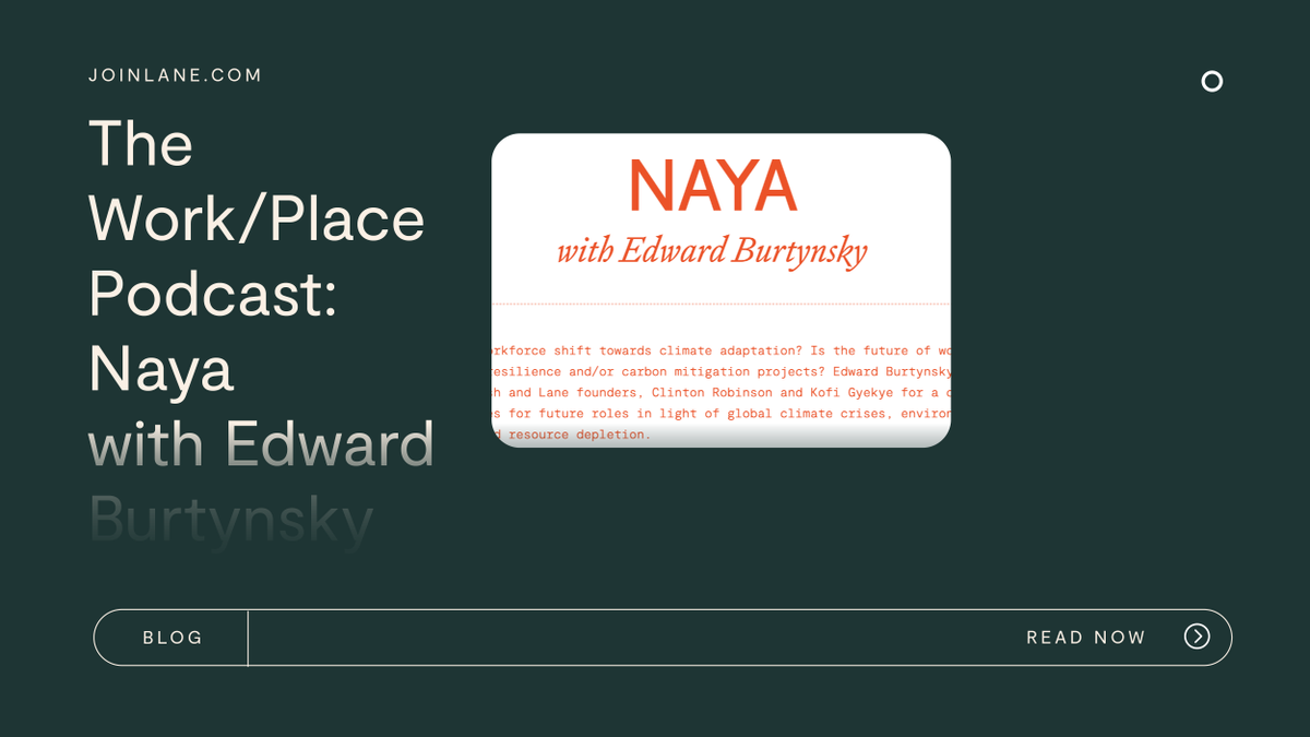 How does this future—one with startling new forms of technology and an intense focus on sustainable resources—incorporate humans and their jobs?

In our latest blog, we discuss Work/Place Episode 3 feat. <a href="/EdwardBurtynsky/">Edward Burtynsky 🇺🇦🇨🇦</a> <a href="/ClintJRobinson/">Clinton J. Robinson</a> &amp; <a href="/Kofi_gyekye/">Kofi</a> 

ow.ly/x65z50F8x9c