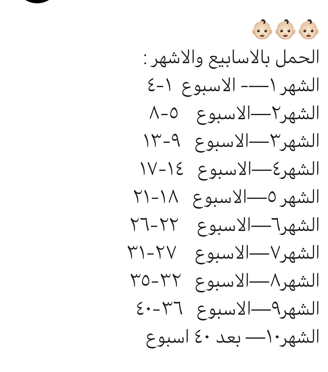 د.مها النمر on X: "كيف احسب الحمل بالاشهر او الاسابيع؟ 🔹الافضل ان تحسبي  بالاسابيع لان الاسبوع ثابت ٧ايام ولا يتغير ابدا -الحمل ٤٠ اسبوع -التطبيقات  تحسب الاسابيع 🔹الاشهر فيها شوي صعوبه لان