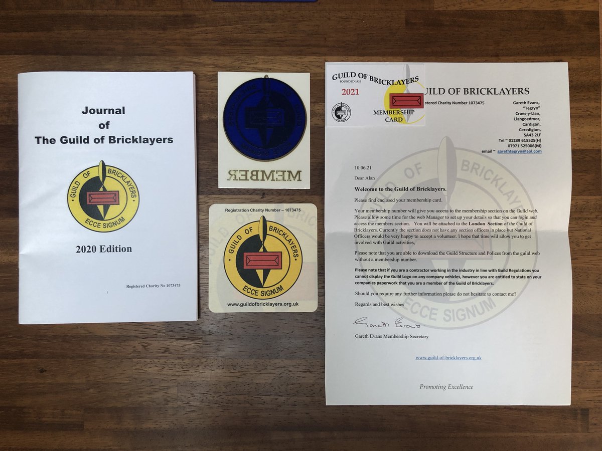 I just want to say a big thank you to The Guild of Bricklayers for inviting me into the Guild. The Square and I are helping to upgrade the Guild to display all the good work they do through the power of social media #GOB #guilodofbricklayer #brick #bricklayer #lovebrick