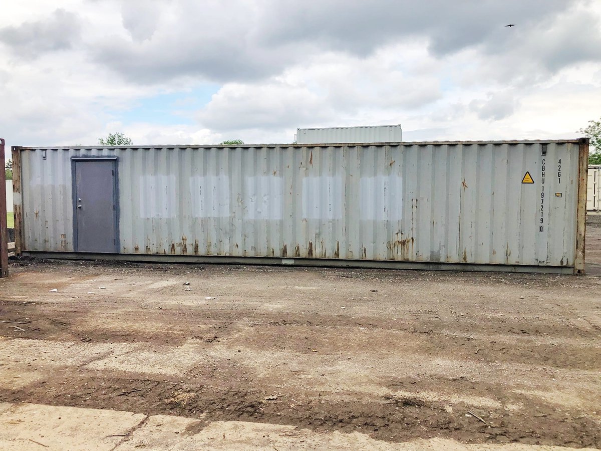 TargetBoxCA's tweet photo. Starting off the week with a 40' container modification. Happy Monday everyone! https://t.co/k0k6JPlaCv