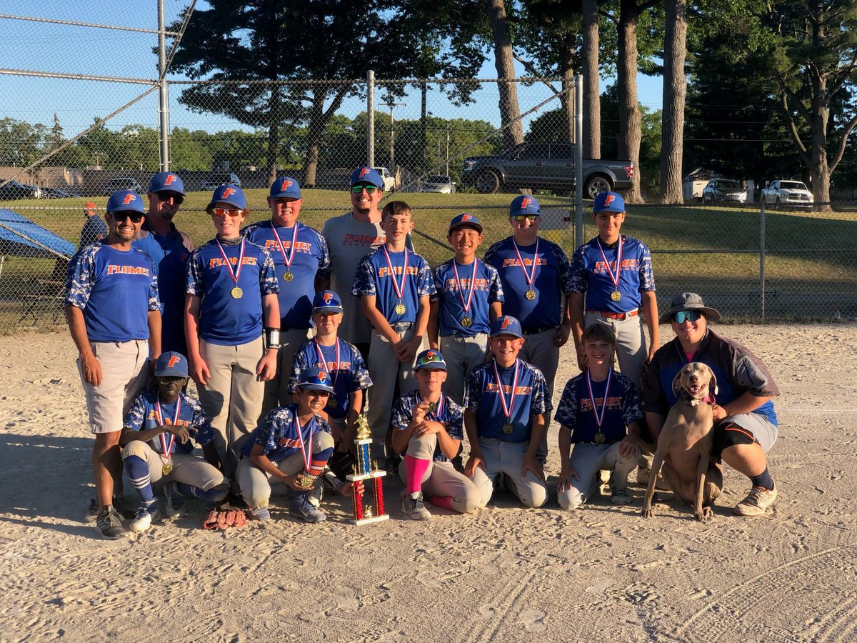 Congrats to 12U Finn... White Lake Shoreline Smash Champions!! #GoFlames