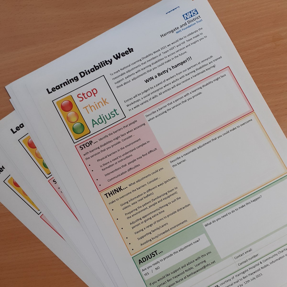 HDFTAdultSafeguarding (@adulthdft) on Twitter photo 🚦🚦🚦LEARNING DISABILITY WEEK 2021🚦🚦🚦
HDFT Stop, Think, Adjust' competition forms about to get distributed to the wards! <a href="/steve_r76/">#hellomynameis Steve (he/him) 💙</a> @EmmaNunez15 <a href="/SchofieldAngela/">Angela Schofield</a> @SiRileyFuller 🚦🚦🚦LEARNING DISABILITY WEEK 2021🚦🚦🚦
HDFT Stop, Think, Adjust' competition forms about to get distributed to the wards! <a href="/steve_r76/">#hellomynameis Steve (he/him) 💙</a> @EmmaNunez15 <a href="/SchofieldAngela/">Angela Schofield</a> @SiRileyFuller