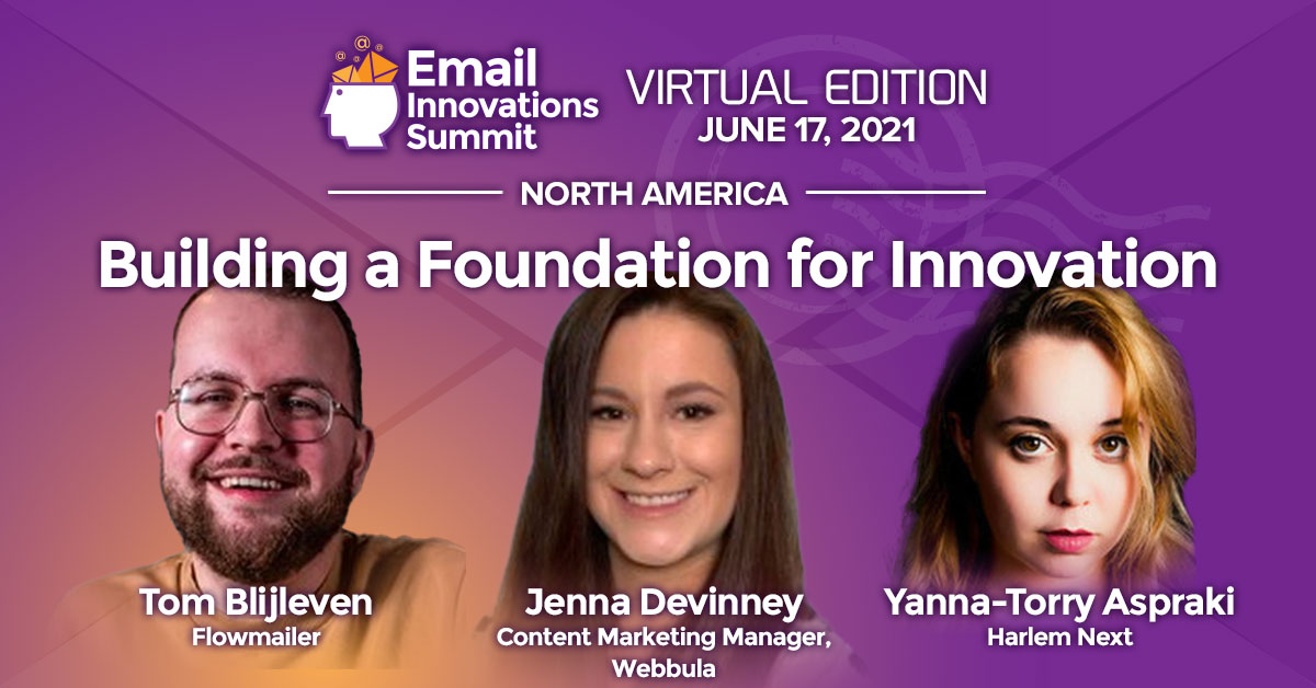Join Tom, Jenna, and Yanna-Torry, founders of the soon-to-be-launched Next Gen EmailGeeks group, as they share their favorite go-to industry resources for information, ideas, and inspiration. Bonus! Many of them are free! emailinnovationssummit.com/agenda/

#EISConf #EmailMarketing