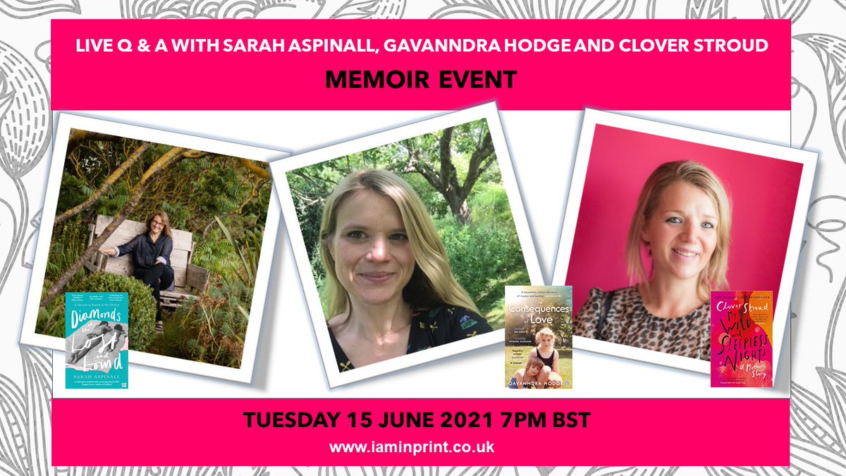 Are you writing a #Memoir? Then this free, live Q&A is for you! We have @cloverstroud, @gavanndra @SarahAspinall5 in our online room to answer your questions!

15 June 21 7PM BST

Book FREE: iaminprint.co.uk

#writingtips #writingadvice #amwriting #amwritingmemoir