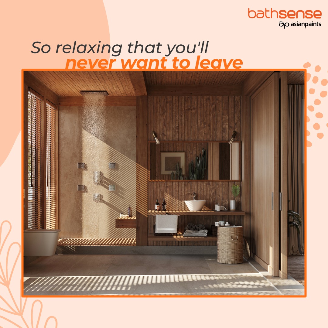 Everything else can wait. #BathroomsThatUnderstandYou 
@asianpaints

#Bathsense #BathsenseByAsianPaints #AsianPaints #HomeDecor #BathroomDecor #Decor #InteriorDesign #Architecture #India #PintrestInspired #BathroomMoodBoard #Home #BathroomDesign #BathroomInspiration