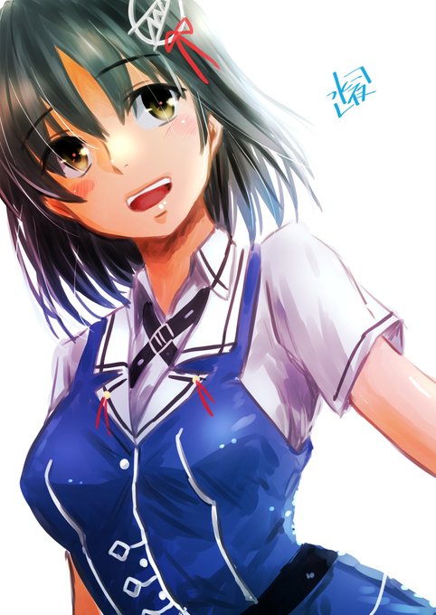 #艦これ版深夜の真剣お絵描き60分一本勝負
#艦これ版真剣お絵描き60分一本勝負_20210614
#羽黒

勝手に夏服モード羽黒さん 