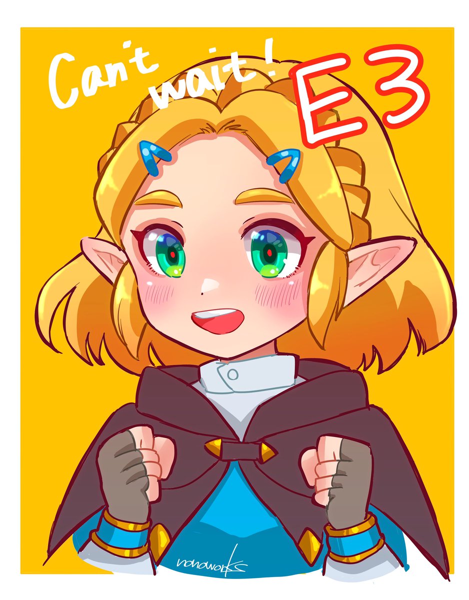 ゼルダ姫 「#E32021
#Zelda
I'm looking forward to th」|🐥nonoのイラスト