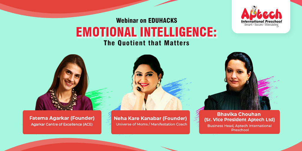 #AptechInternationalPreschool expresses immense gratitude to the esteemed panellists of ‘#EDUHACKS - #EmotionalIntelligence: The Quotient that Matters’ webinar -   <a href="/AgarkarFatima/">Fatema Agarkar #SaveOurSchools 🆘 RightToLearn</a>, <a href="/NehaKareKanabar/">Neha Kare Kanabar</a>, and <a href="/Bhavika2526/">Bhavika</a> for making the webinar insightful and informative.