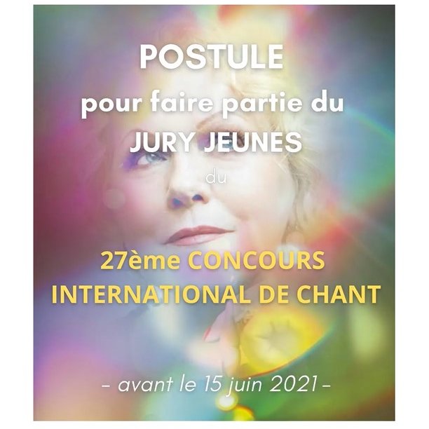 APPEL A CANDIDATURES - Dernier jour ! 
Pour le 27ème Concours international de
chant, <a href="/ClermontOpera/">Clermont Auvergne Opéra</a>  fait appel aux
10 - 27 ans pour constituer un Jury qui désignera son lauréat préféré lors de la Finale du Concours. Dépose ta candidature avant le 15/06 concours.centre-lyrique.com/fr