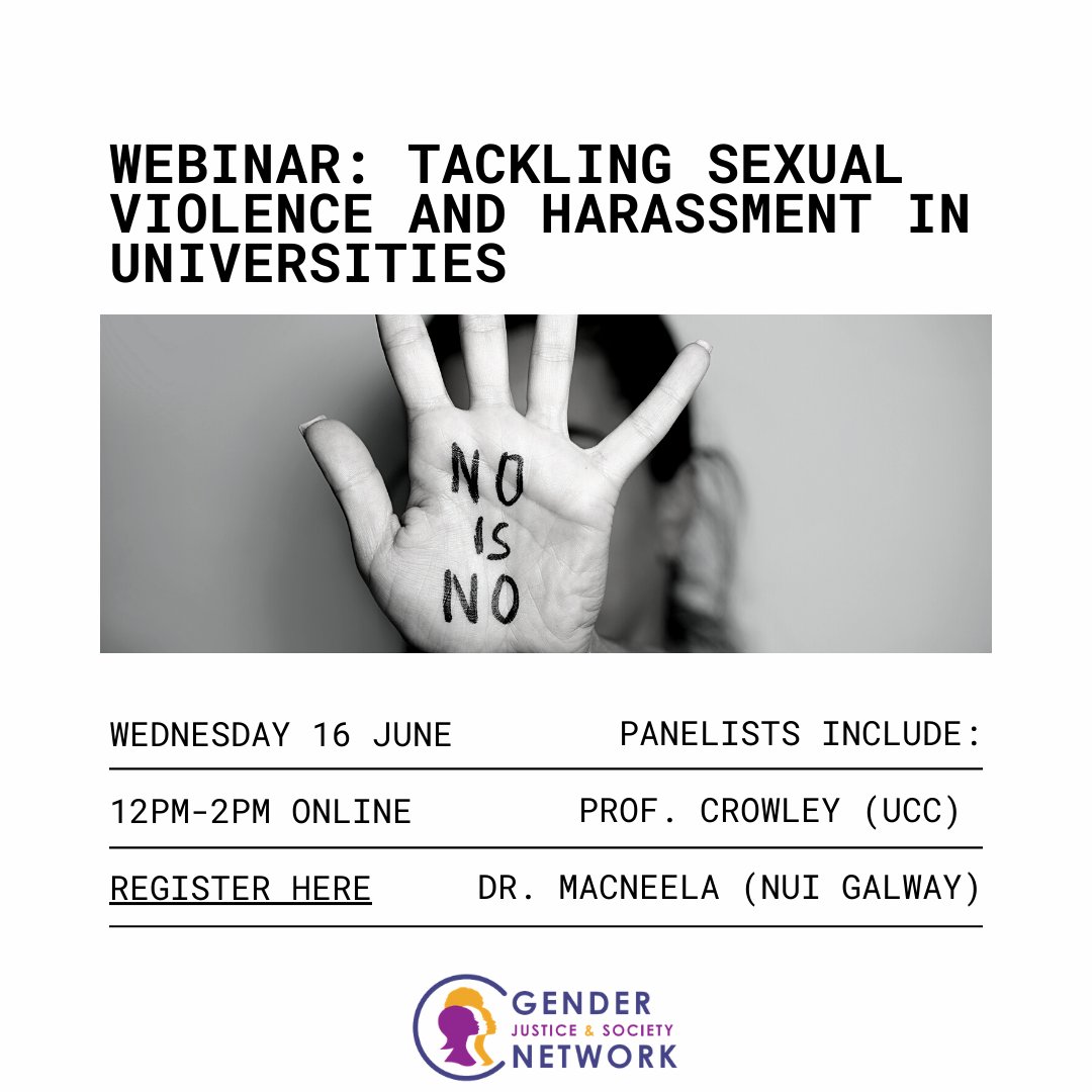 Join us this Wednesday 16th June at 12pm for an important discussion about tackling sexual violence and harassment in universities.

Register here: eventbrite.co.uk/e/tackling-sex…