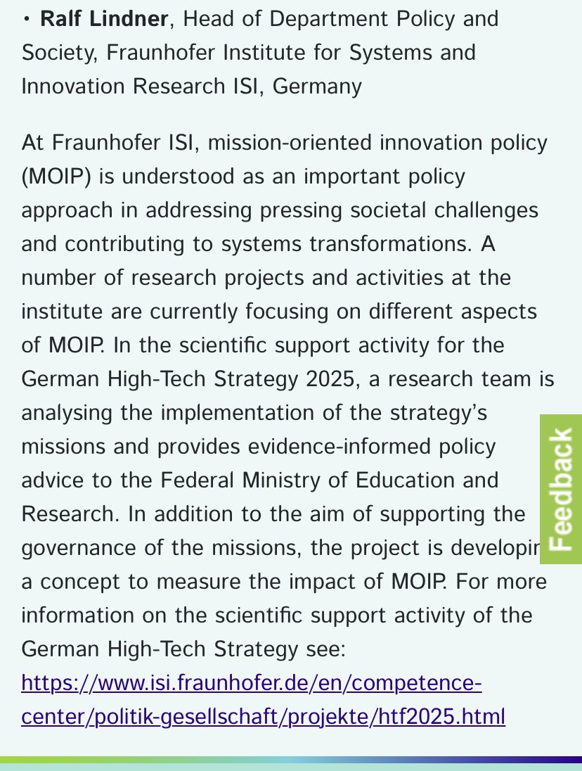 TIPConsortium's tweet image. Welcome our panel today for our #OpenLearningSeries on #Missions and #Transformations 

@hulinaxi of #TIPC member @BusinessFinland 

@ralflindner of @FraunhoferISI 

#PhilippeLarrue of @OECDinnovation  

@digitano of @UUGlobe 

We have lift off! @SussexUBusiness  @SPRU