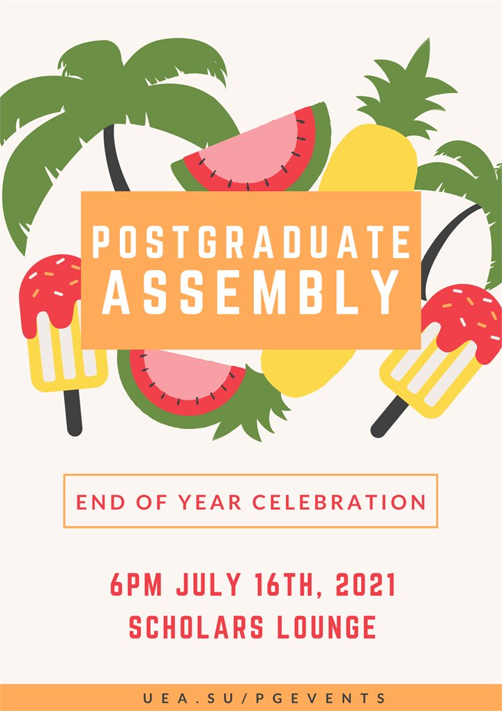 pg(su) - supporting phd students who teach (@ueasu_pg) on Twitter photo We're planning to host the final assembly of the year in the grad centre, upstairs in union house. The date might change given restrictions but grab your tickets and join us for an evening of fun. π
bit.ly/2RYdOAg We're planning to host the final assembly of the year in the grad centre, upstairs in union house. The date might change given restrictions but grab your tickets and join us for an evening of fun. π
bit.ly/2RYdOAg