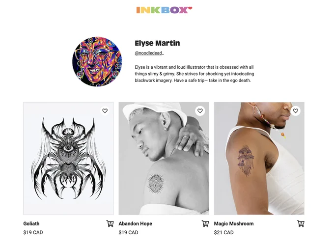 I'M ON INKBOX! 
More designs to come, I uploaded like many more to be approved in the coming months, but you can now snag some long lasting temporary tattoos from me!!! 
https://t.co/Xq6yMpmVnK 