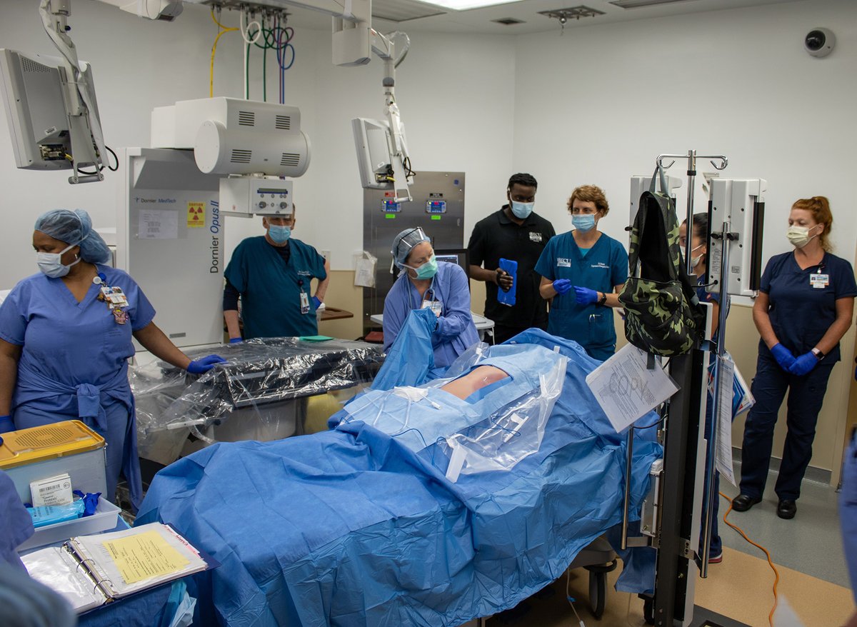 Onslow Memorial Hospital (@onslowhospital) on Twitter photo On June 3, 2021, Onslow Memorial Hospital collaborated with the <a href="/ECUBrodySOM/">ECU Brody School of Medicine</a> Interprofessional Clinical Simulation Program to provide a simulation-based massive transfusion protocol module.
To learn more about the training, read here: onslow.org/news/ecu-brody… On June 3, 2021, Onslow Memorial Hospital collaborated with the <a href="/ECUBrodySOM/">ECU Brody School of Medicine</a> Interprofessional Clinical Simulation Program to provide a simulation-based massive transfusion protocol module.
To learn more about the training, read here: onslow.org/news/ecu-brody…