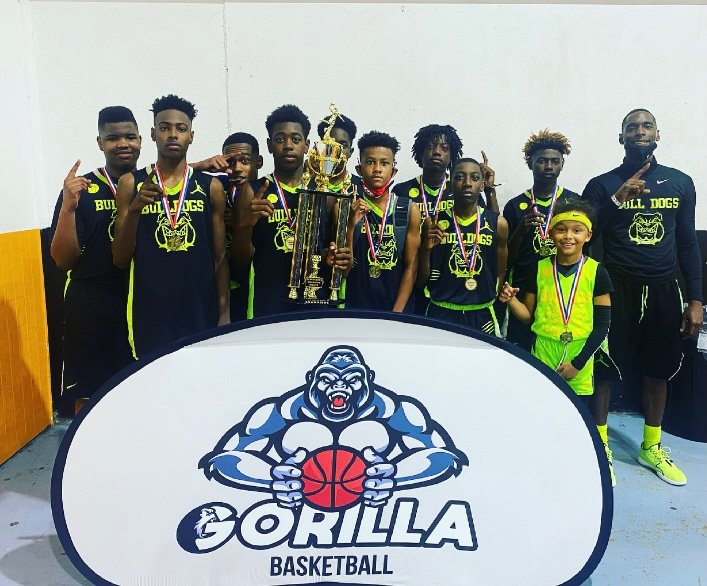 Coach k and Bulldogs Elite Program..! I said here come!. Here we are..! 😇🏀🏆💯🤘..