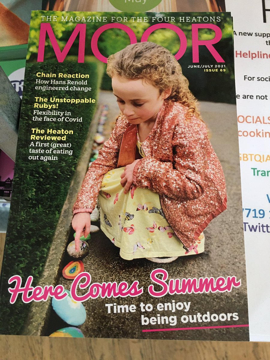 Just arrived at Heatons Post Hub!
We are now stocking A Heatons History book and have a supply of the latest issue of <a href="/MoorMag/">The Moor Magazine</a> 
Stop by for a browse and a chat - 11 Tatton Road South.