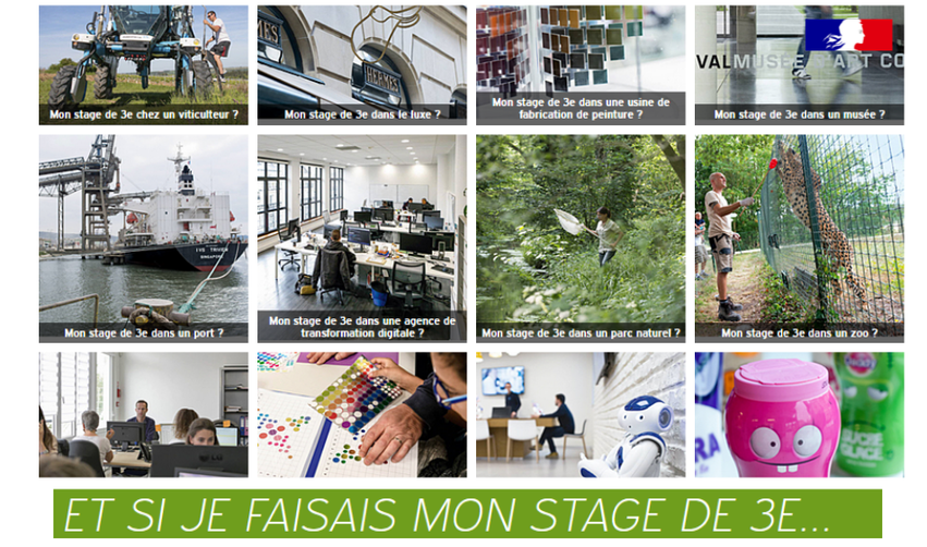 Vos élèves sont en 3e ? « Et si je faisais mon stage de 3e en... » de l'<a href="/Onisep/">Onisep</a> propose des reportages 📷en images dans divers environnements professionnels : musée, agence de design, banque, tribunal, base de loisirs... ! bit.ly/3pQZF4c #orientation #métiers