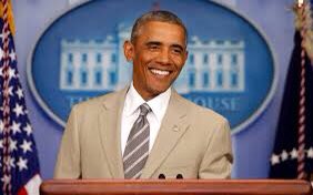 Best President rocking his Tan Suit #ObamaAppreciationDay #ObamaDay