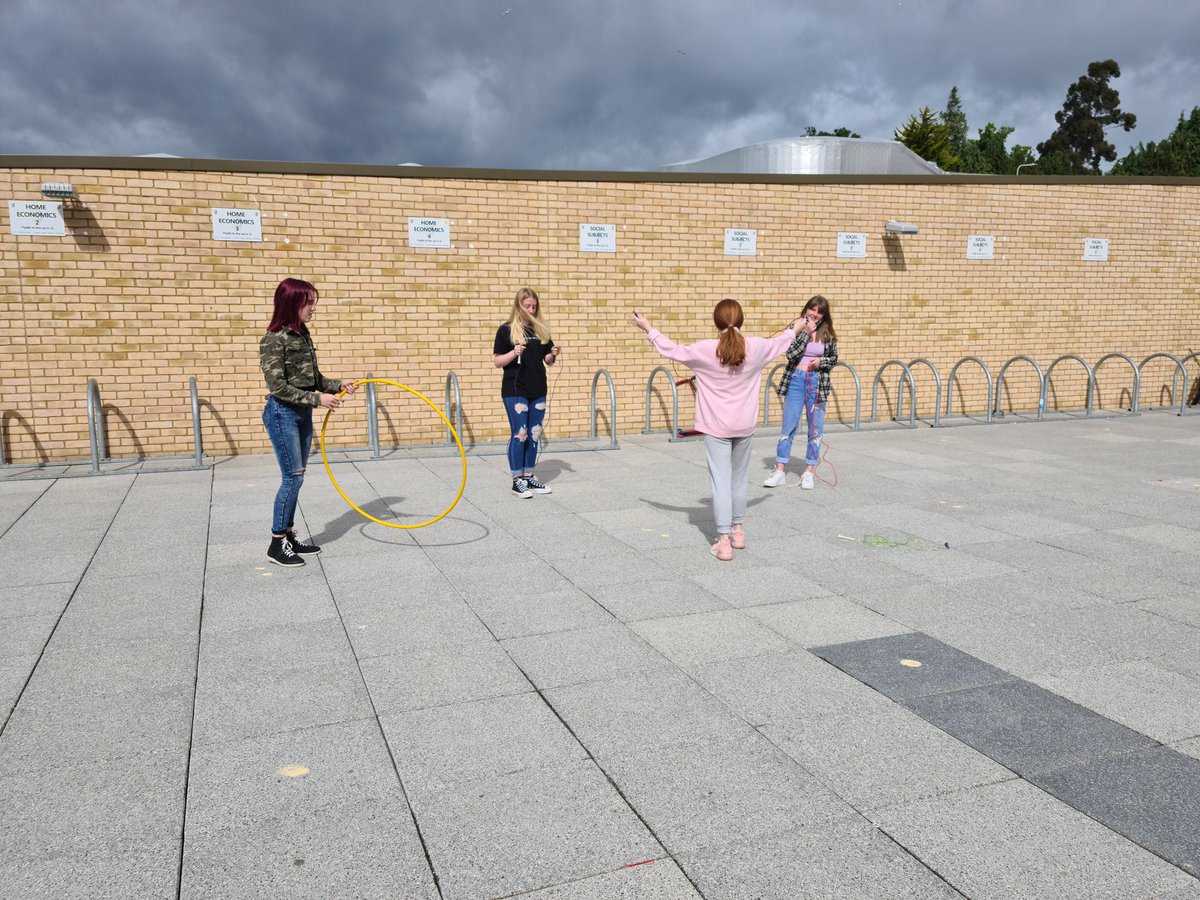 HarrisHomeEc's tweet image. Today Mrs Gunn&apos;s ELC class were learning all about Physical Development. Here they are trying out some gross motor skills activities outside, until the rain came on!🤾‍♀️💪 #learningthroughdoing #earlylearningandchildcare