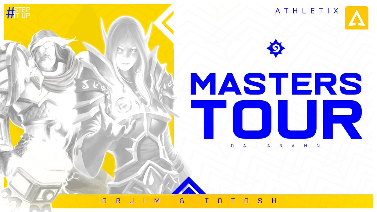The Dalaran Masters Tour is coming up this weekend!

<a href="/totosh_HS/">totosh_HS</a>  and <a href="/GrJim_hs/">GrJim</a> are both qualified and will try to reach at least a top 8, at best the championship title.🏆

Good Luck!🍀

#StepItUp