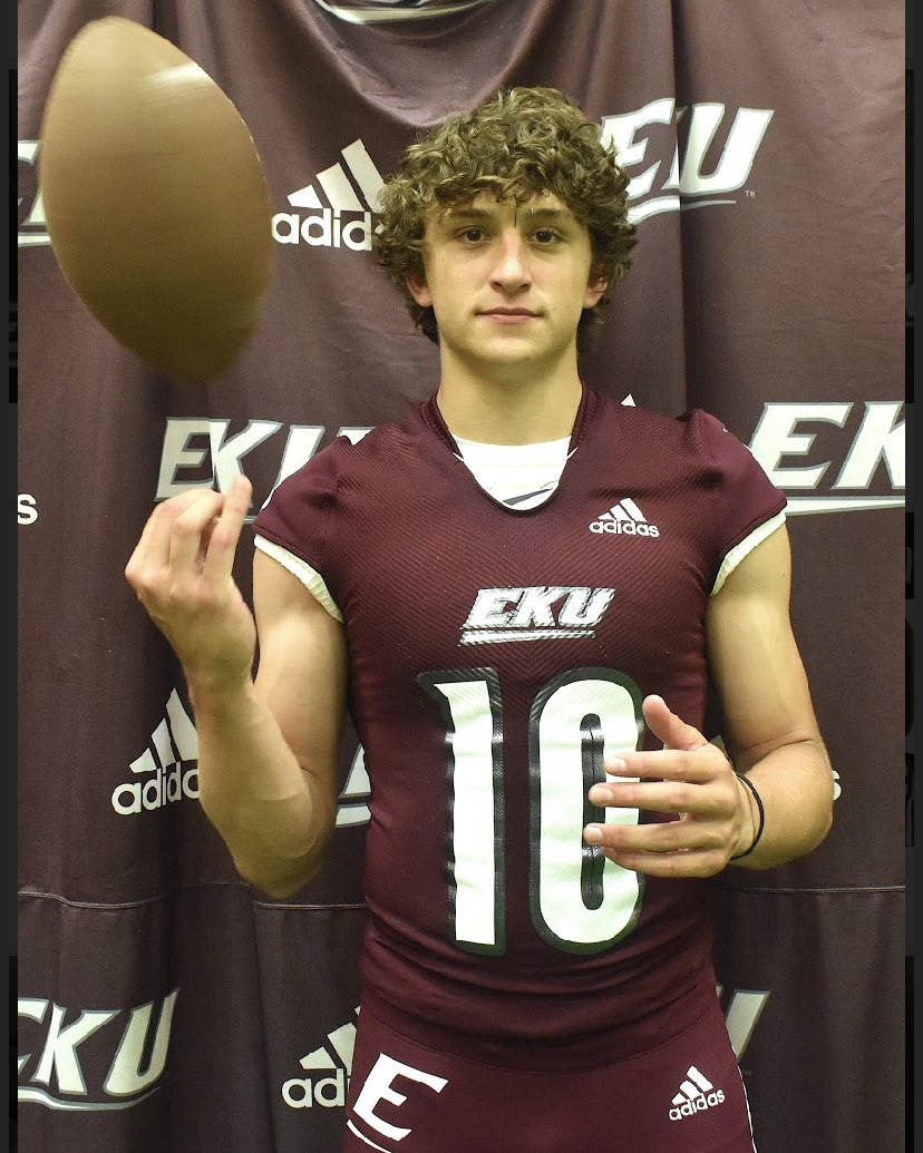 Thank you <a href="/EKUFootball/">EKU Football</a> for the visit last Friday. Had a great time and want to thank all the Coaches and Staff!! <a href="/EKUWWells/">Walt Wells</a> <a href="/Trent_Steelman/">Trent Steelman</a> <a href="/g_mcpeek/">Garry McPeek</a> <a href="/TaylorLWest_/">Taylor West</a>