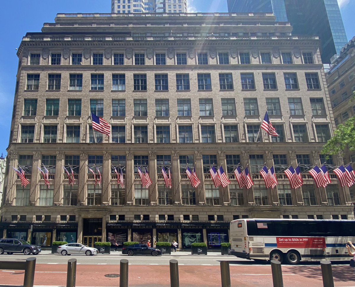 🇺🇸 Happy Flag Day! 🇺🇸

Check out this recent photo <a href="/saks/">Saks Fifth Avenue</a> Fifth Avenue in NYC. Thankful to live in this land of opportunity! 

#HappyFlagDay #NYC #Construction  #BuildingSolutions #NYCLandmarks #RebuildingTogether #BuildBackNYC #WomenOwned #BuildingYourFutureToday #WBE