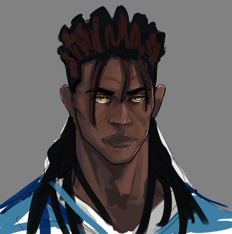 WinterbornGames's tweet photo. Here are a couple of sketches that will eventually turn into the portraits we show off for Alrik and Yasumori during combat. All our characters will see similar pieces made. #sketch #conceptart https://t.co/aujarDWD8a